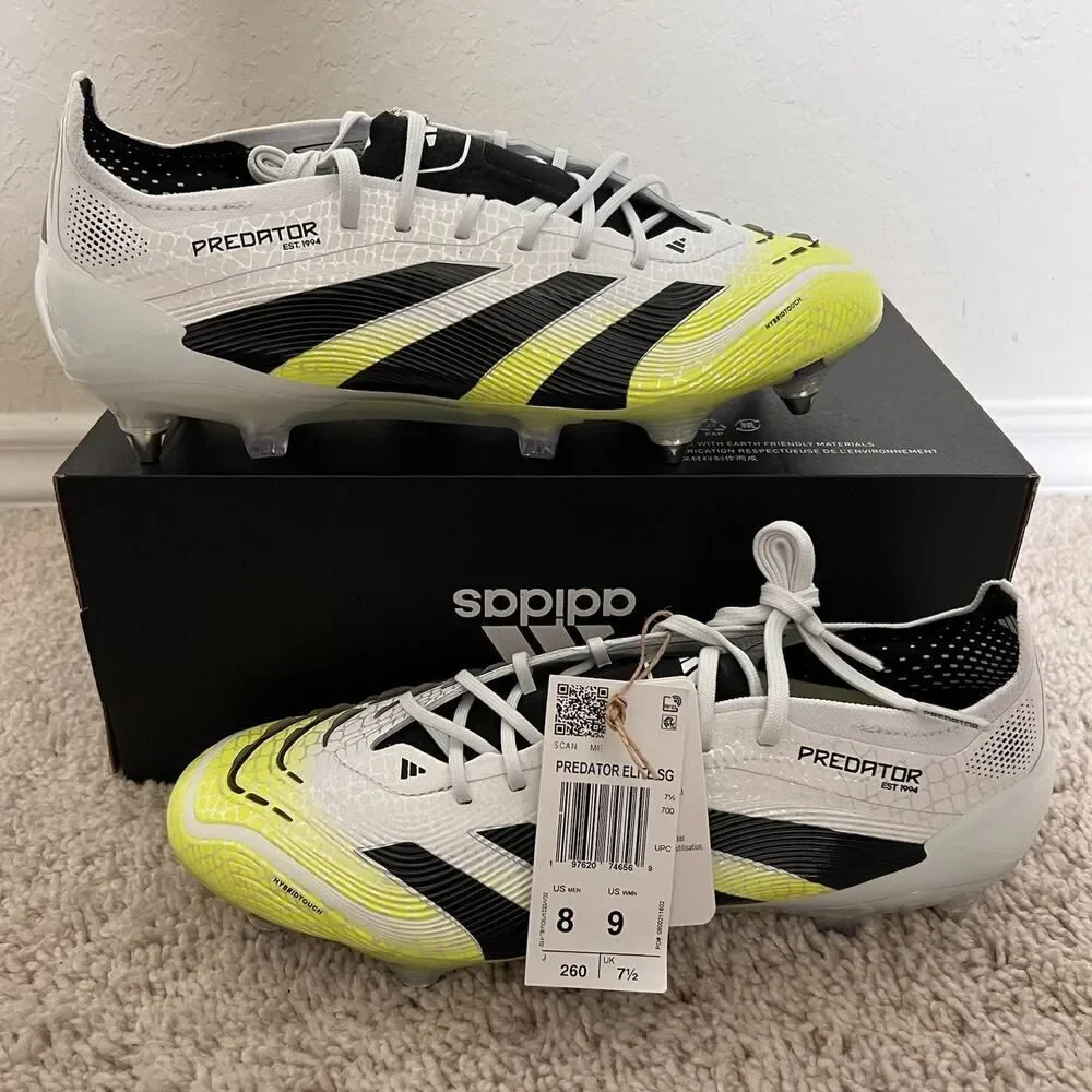 Adidas Predator Elite SG Radiant Blaze Pack Men Soccer Cleats JI1082 Size 8 NWT
